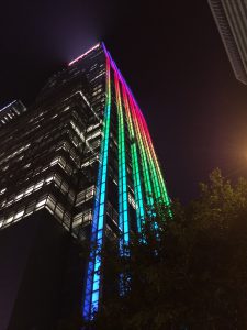 rainbow building
