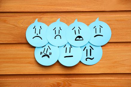 Using Criticism to Maximize Sales blog and sad blue faces.