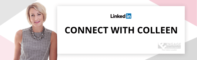 Connect with Colleen on LinkedIn about how how to be different from your competition.