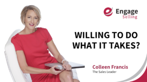 Willing to Do What It Takes blog and Colleen Francis.