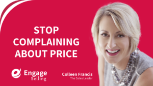 Stop Complaining About Price blog and Colleen Francis.