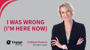 I Was Wrong (I’m Here Now) blog and Colleen Francis.