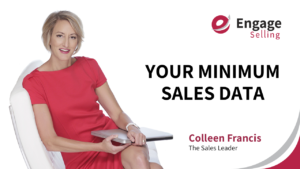 Your Minimum Sales Data blog and Colleen Francis.